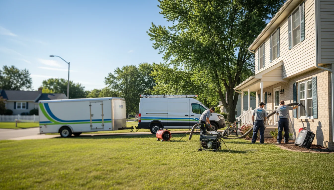 Flooded Basement Restoration And Cleanup With Repair in Gypsum, KS near me